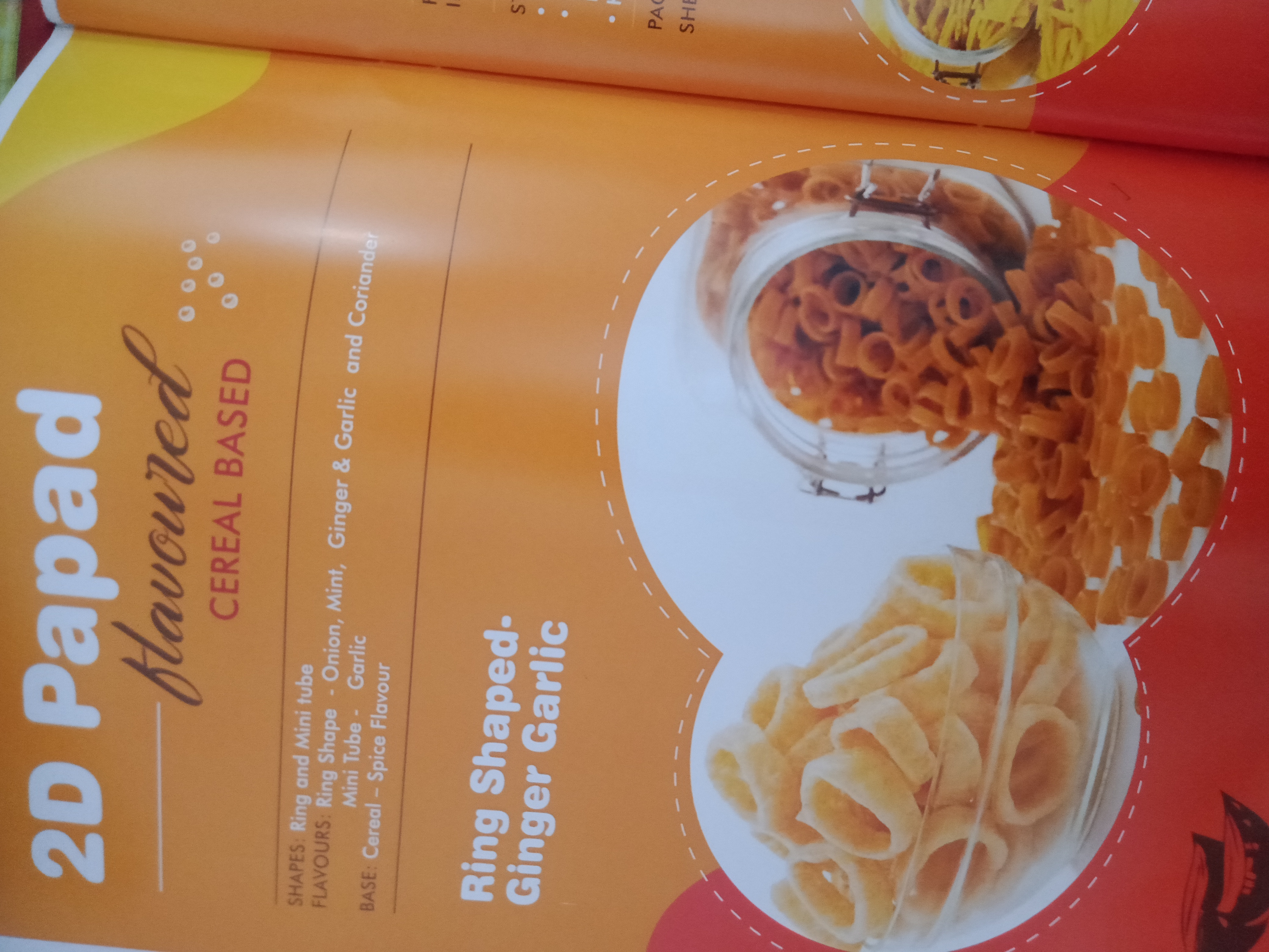 2d , 3d Papad , Panipuri
