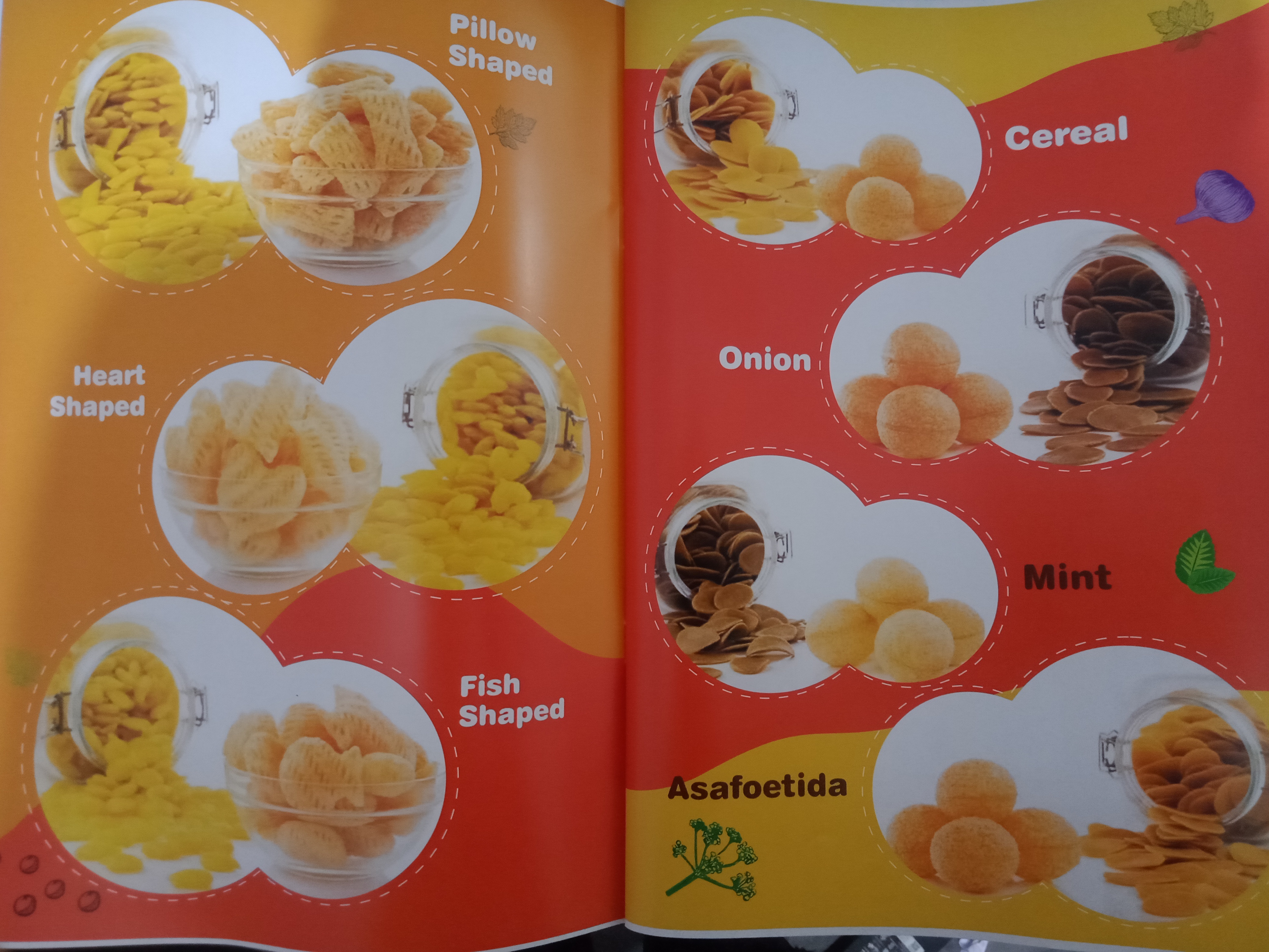 2d , 3d Papad , Panipuri