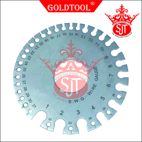ग्रे गोल्ड टूल राउंड वायर गेज