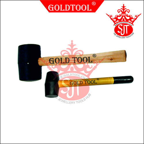 High Efficiency Gold Tool Rubber Mallet Overall Length