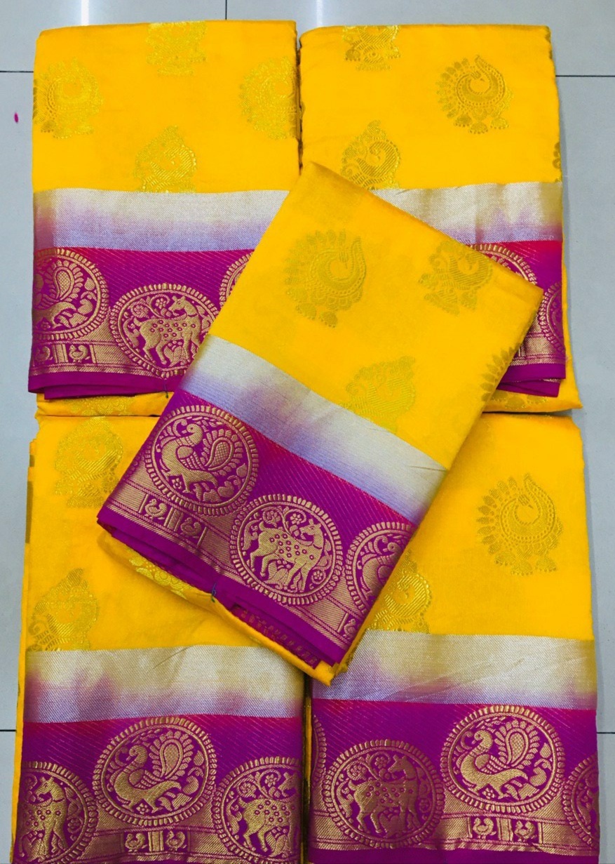 Indian Chit Pallu Printed Saree
