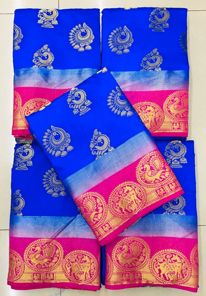 Indian Chit Pallu Printed Saree