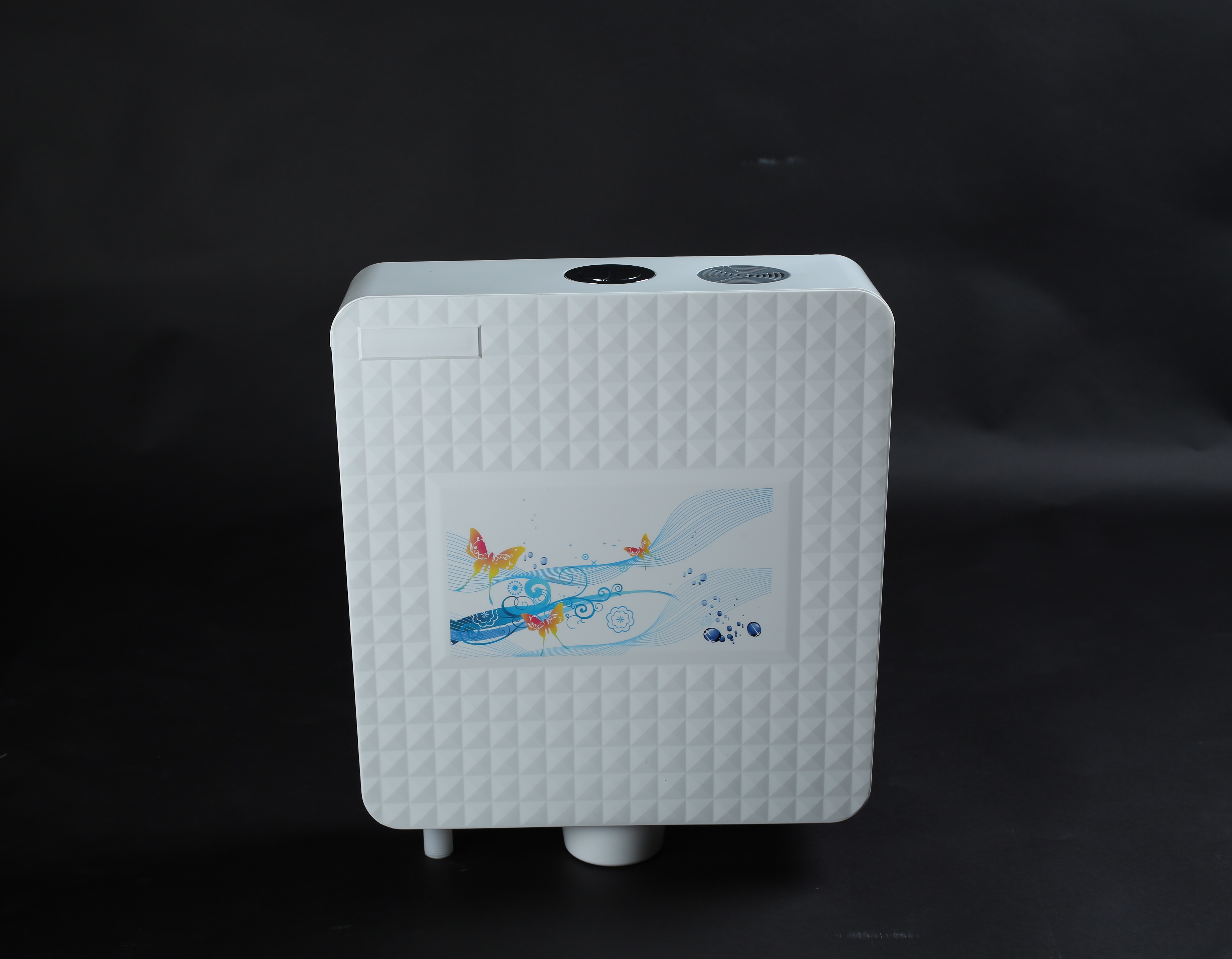 Diamond Center Push Cistern - Pvc, 355x375x115 Mm, White | Durable, Lightweight, Easy To Install, Customizable Shape, Size, Design