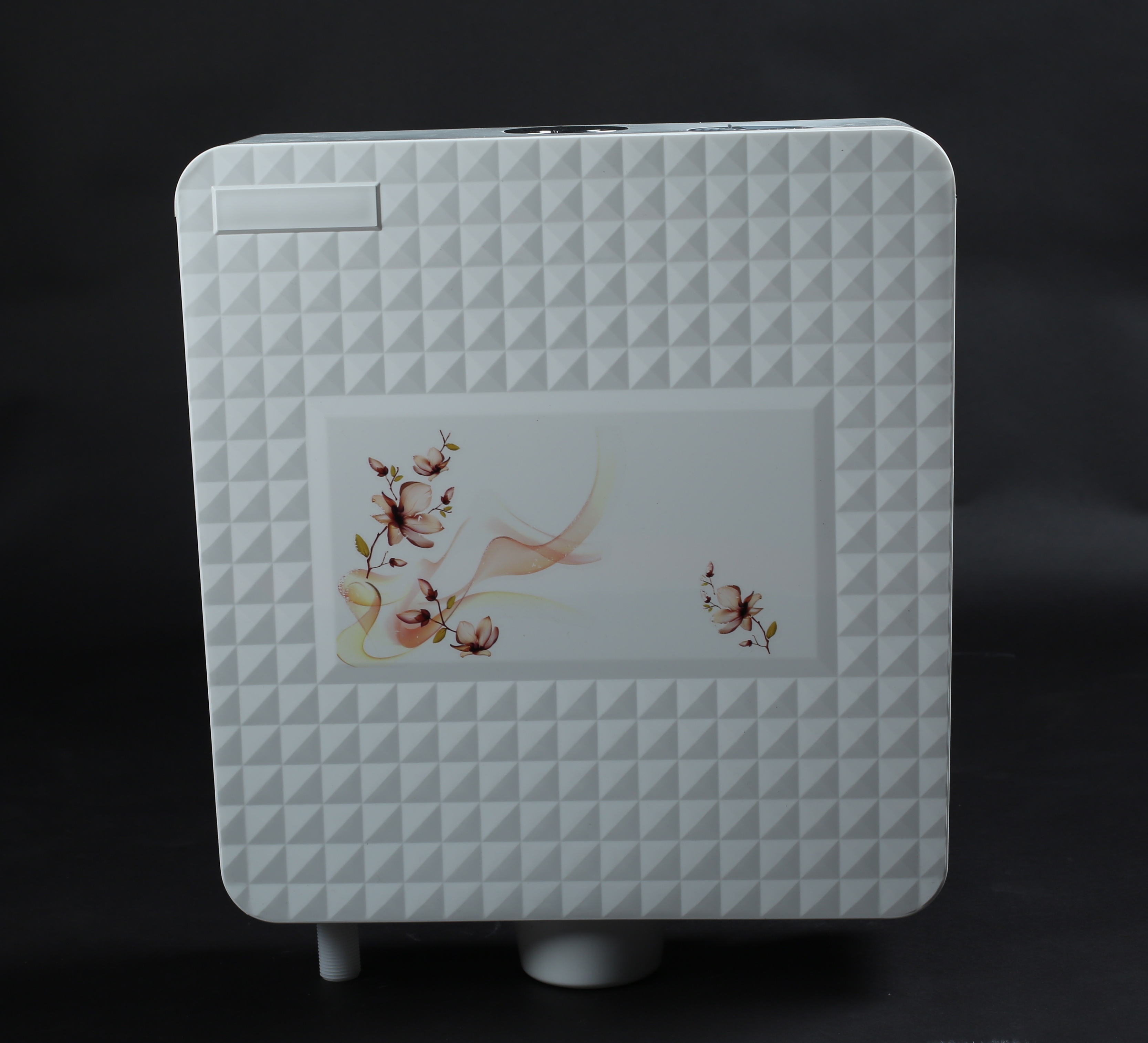 Diamond Center Push Cistern - Pvc, 355x375x115 Mm, White | Durable, Lightweight, Easy To Install, Customizable Shape, Size, Design