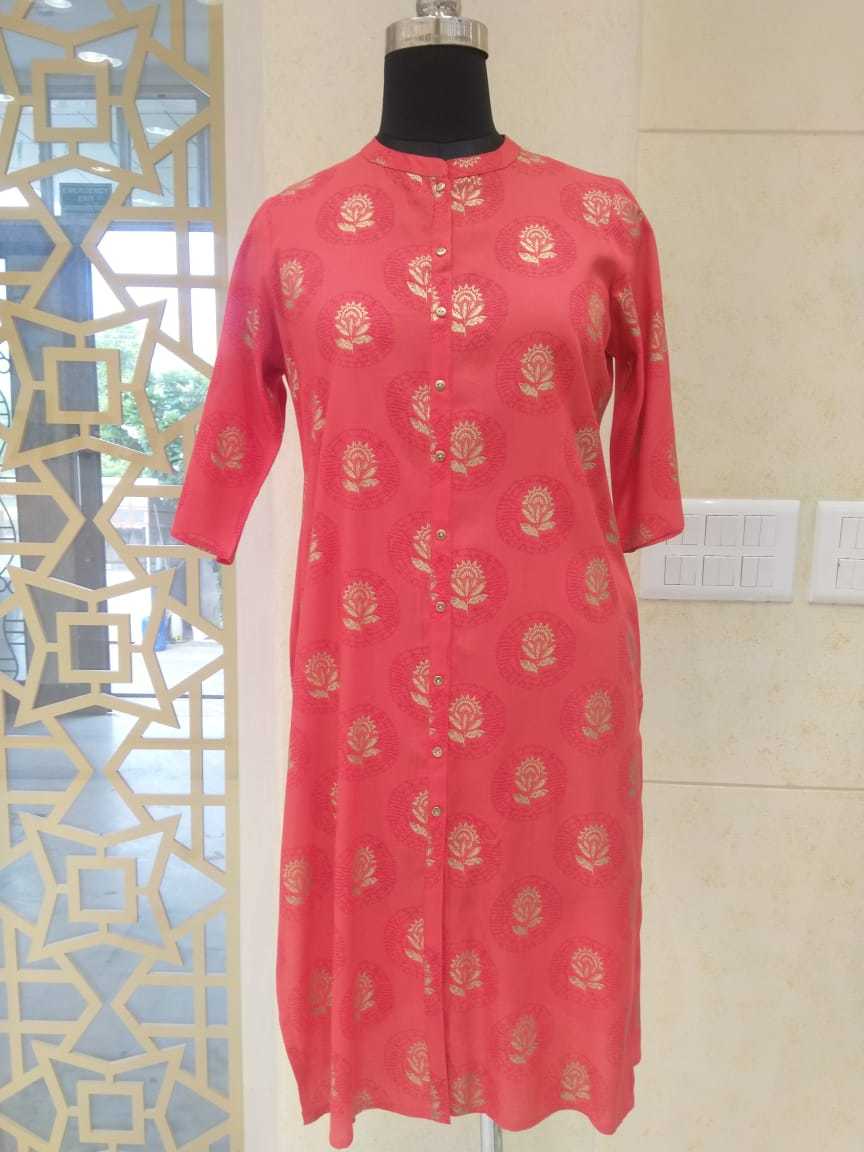 Rayon Printed Kurti - 42 Inch Length, Multiple Sizes L-xxxl | Soft Comfortable Fabric, Washable For All Season