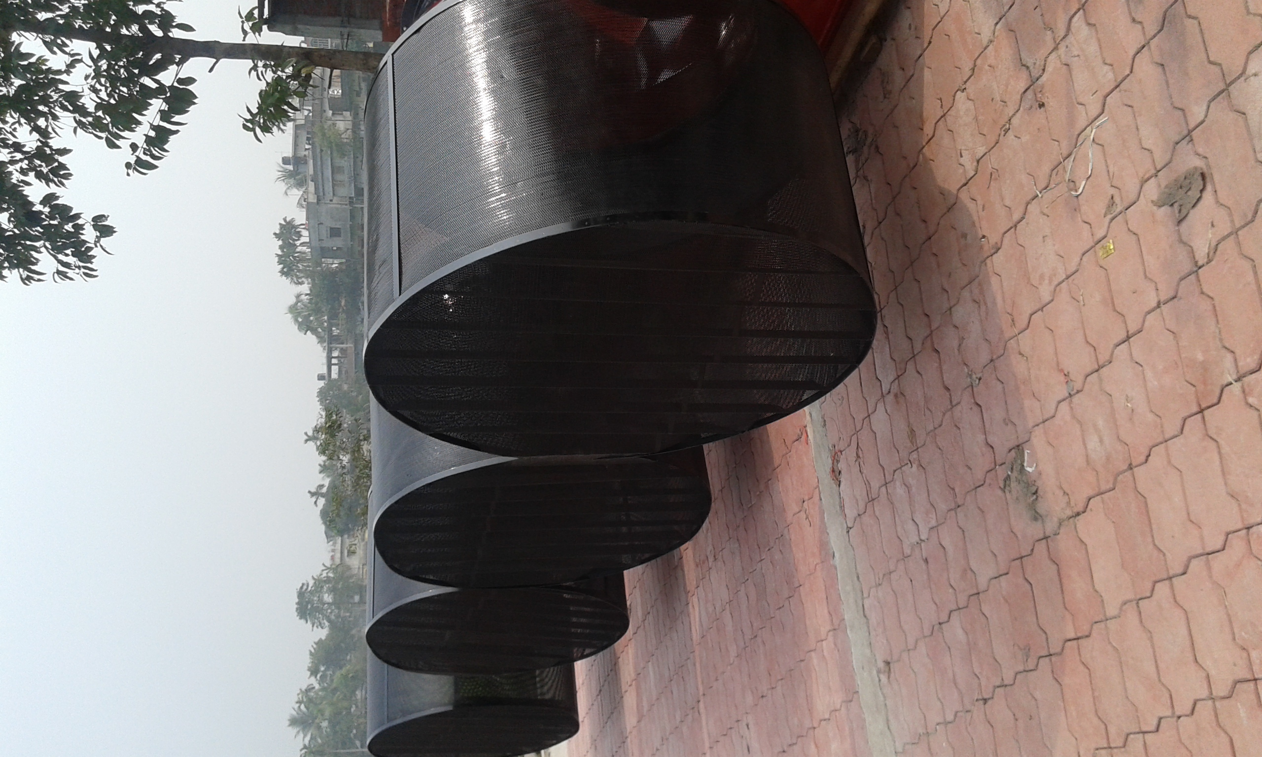 High Expansion Foam Generator - Frp & Ss Material, 900mm X 900mm X 650mm, Orange & Yellow | Ideal For Fire Fighting, 1-year Warranty, Normal Frequency, 56 Kg Weight