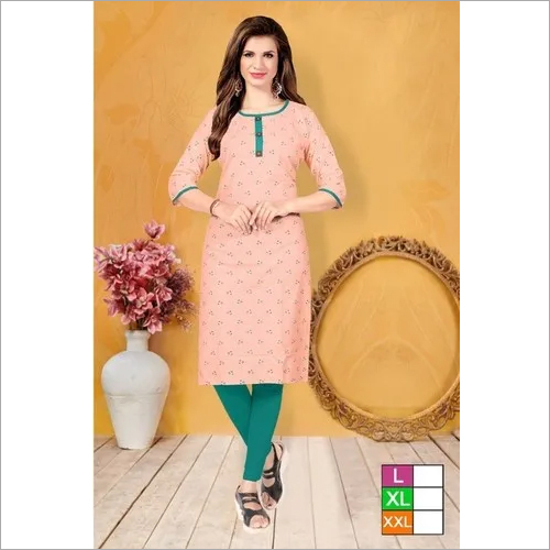 इंडियन प्रिंटेड कॉटन कुर्ती