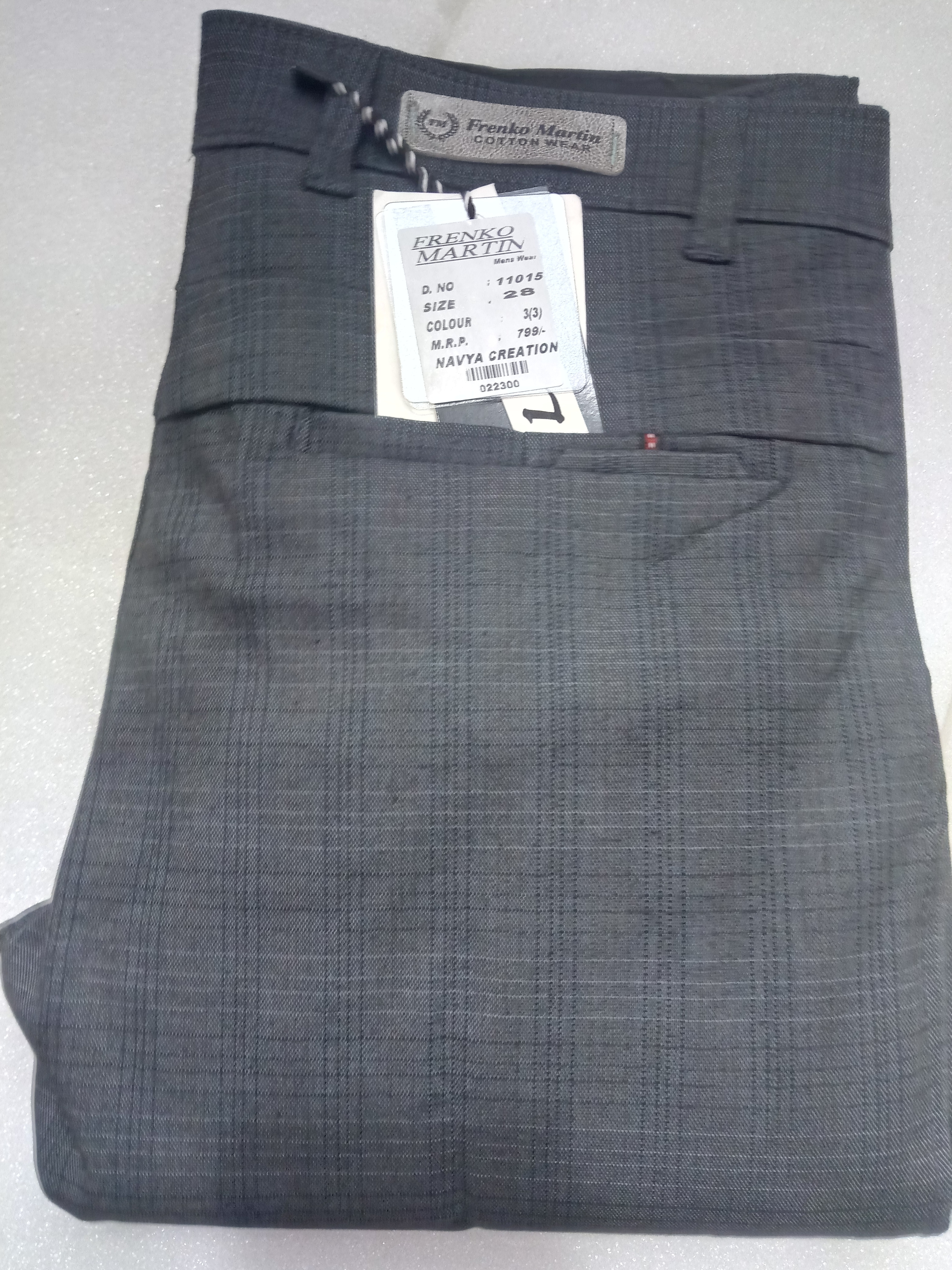 Blue Mens  Trouser