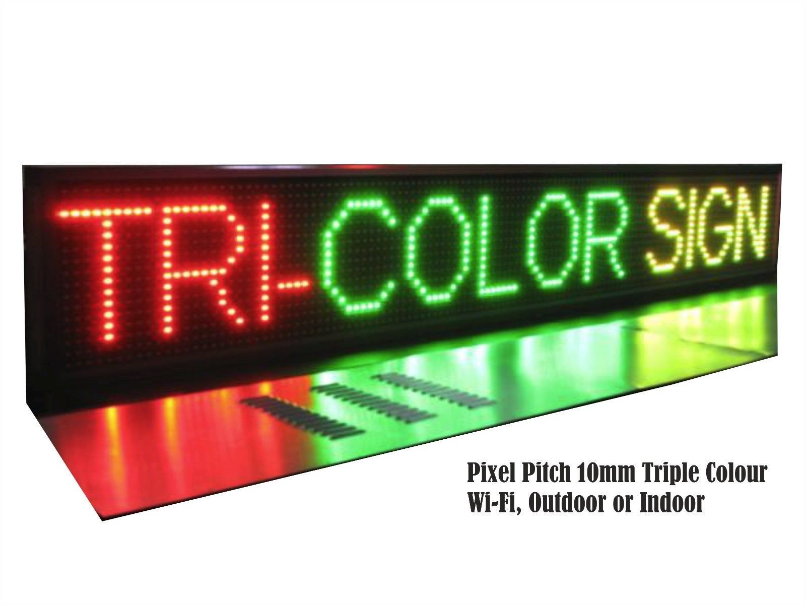 Scrolling Signage - Acrylic, 12x12x12 Inches | Rgb Led, Adjustable Rotation Speed, 500 Nits Brightness, 10 Inches Display Size