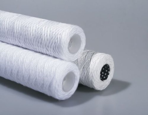 Wound Filter Cartridge - Polypropylene, 10" To 50" Sizes | Industrial Depth Filter, White, Excellent Dirt Control