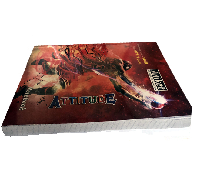 A4 Rough Register - 288 Pages, Thread Stitched & Perfect Bound | Grey Duplex Cover, Ideal For Back To School