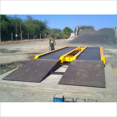 Mobile Weighbridge - Mild Steel, 7.5x3 to 20x20 M Platform Size, 100 Ton Capacity | Highly Sensitive Weight Measuring System