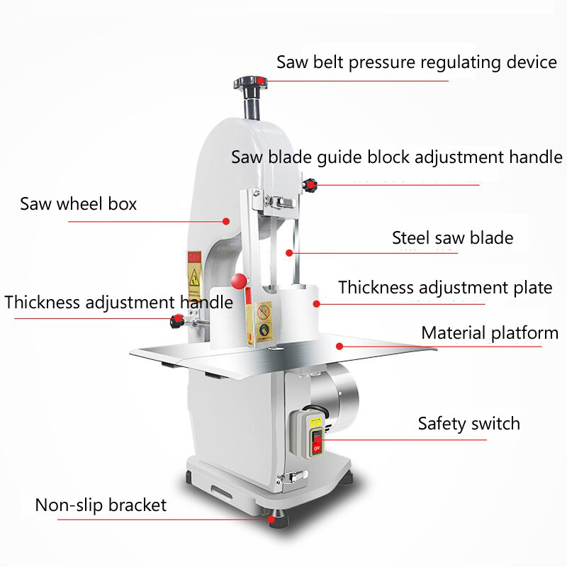 Bone Saw Meat Cutter - Bladeâ Size: 170 Mm