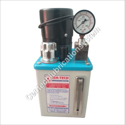 Automatic Motorized Lubrication Unit - Single Phase Energy Efficient System | Electronic Lubrication Controller, Longer Working Life, Built-in Check Valve