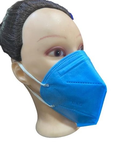 व्हाइट ब्लू N95 डिस्पोजेबल मास्क