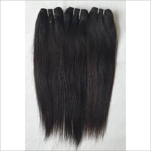 Natural Black/Brown Unprocessed Indian Straight Human Hair