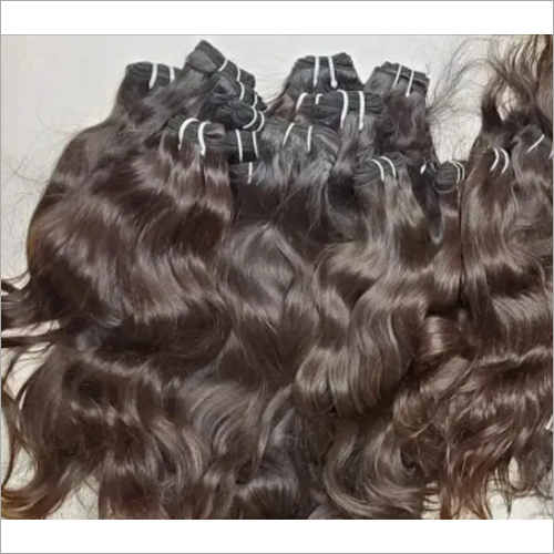 Black Silky Wavy Hair