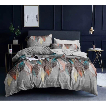 Glace Cotton Double Bedsheet With 2 Pillow Covers