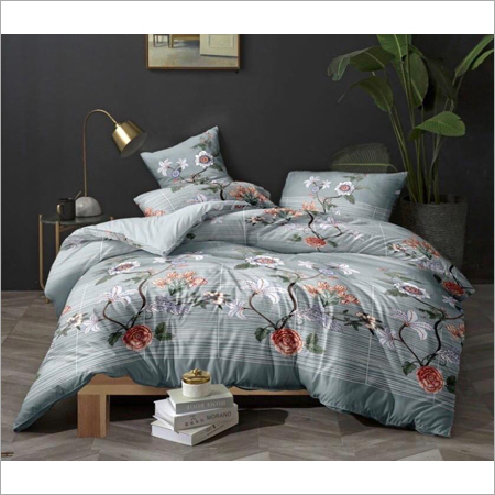 Glace Cotton Double Bedsheet With 2 Pillow Covers