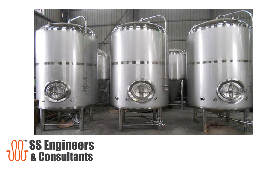 Vertical Storage Tanks - 5000l To 100000l Capacity | Ss304 Material For Milk, Curd, Ghee Storage