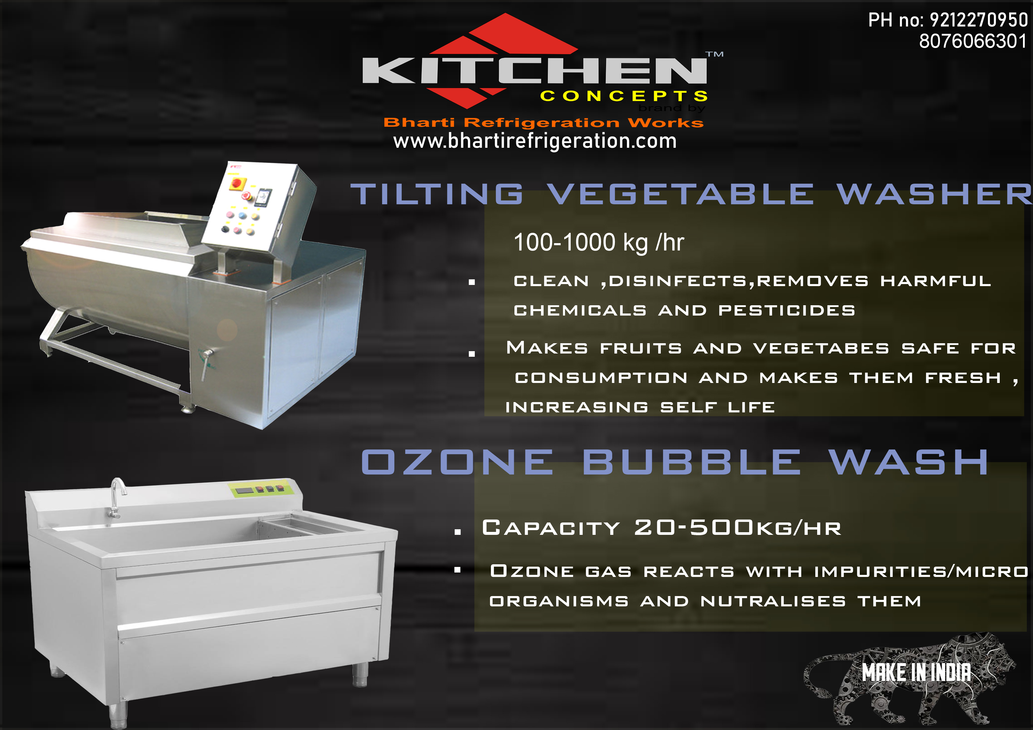 Fully Automatic Vegetable Washer