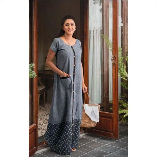 Ladies Cotton Nighties - Sizes S, M, L, XL | Available in Vibrant Colors for All Seasons