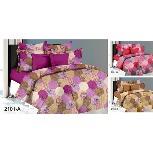 फ्लोरल प्रिंटेड डिज़ाइनर बेडशीट