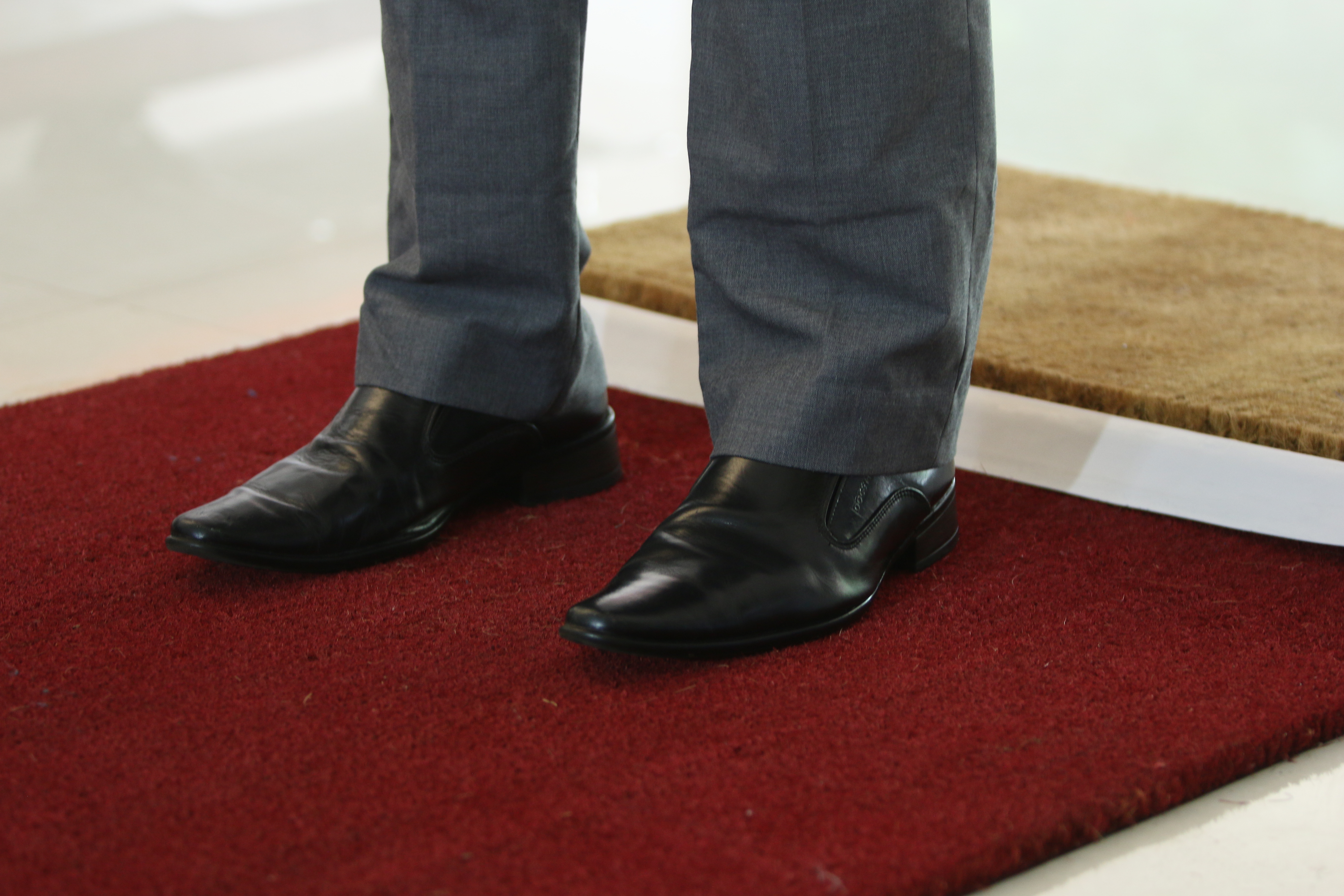 Sani Coir Mat Double Traybc20-38 X 45 Cm And 0.5 Ltrdisinfectant +38 X 45 Cmpvc Back Material: Rubber Tpr
