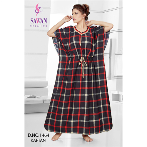 ब्लैक कफ्तान लेडीज़ नाइट वियर