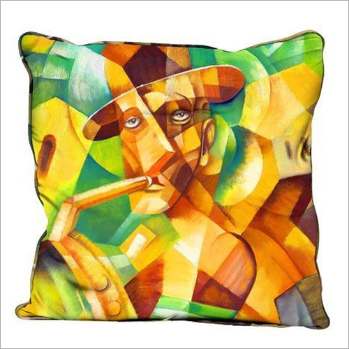 एब्सट्रैक्ट डिजिटल प्रिंट कुशन कवर