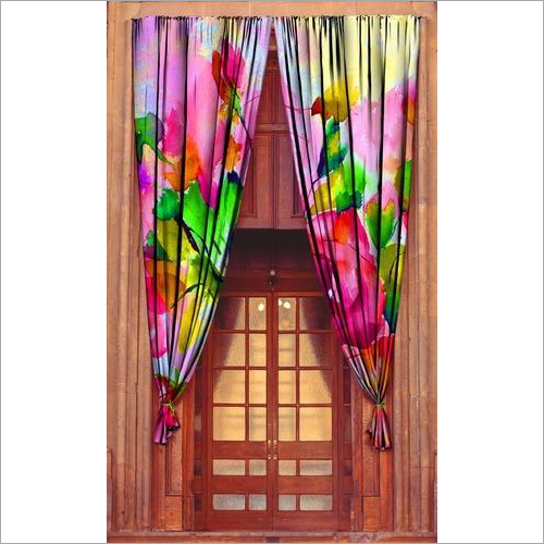 Home Furnishing Digital Print Curtain - Polyester, 54x54 Inches, Multi Color | Modern Design, 280 GSM for Elegant Window Treatments