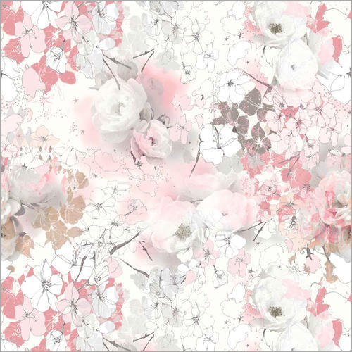 Digital Print 100% Polyester Crepe Fabric