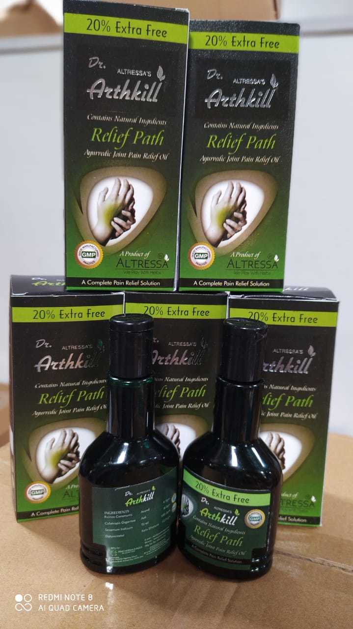 Pain Oil - 120 Ml Liquid Bottle Pack | Anti-inflammatory Tissue Repair Suitable For All Ages
