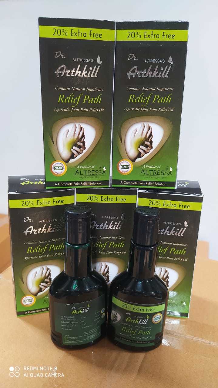 Pain Oil - 120 Ml Liquid Bottle Pack | Anti-inflammatory Tissue Repair Suitable For All Ages