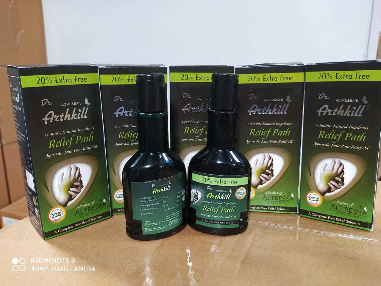 Pain Oil - 120 Ml Liquid Bottle Pack | Anti-inflammatory Tissue Repair Suitable For All Ages