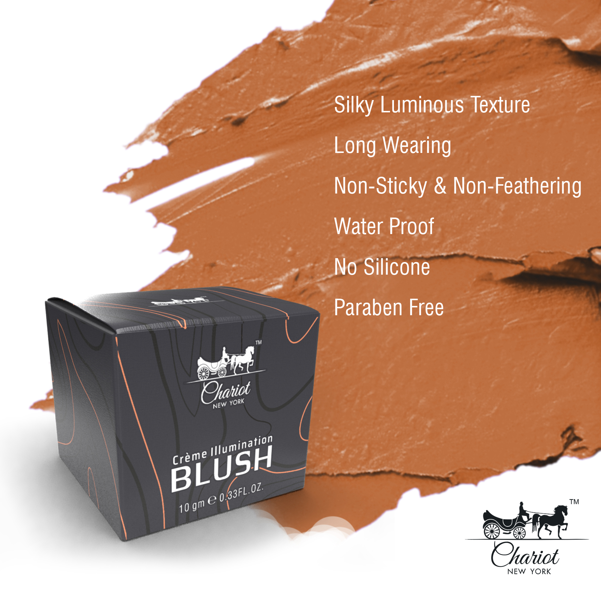 Chariot New York Copper Bronze Shimmer Blush (Bronze) Age Group: 15-70
