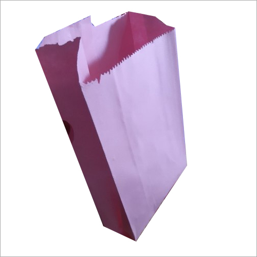 Pink Food Grade Plain Paper Bags