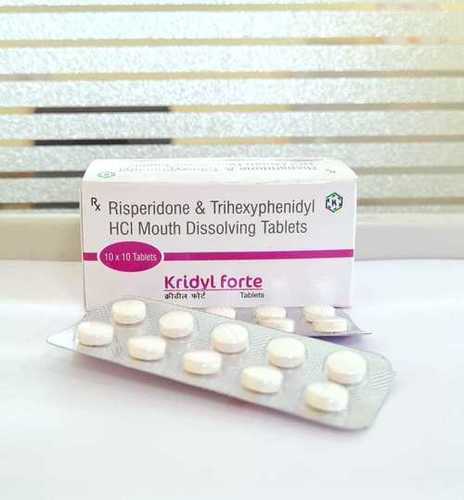 Tablets Trihexyphenidyl 2 Mg + Resperidone 2 Mg