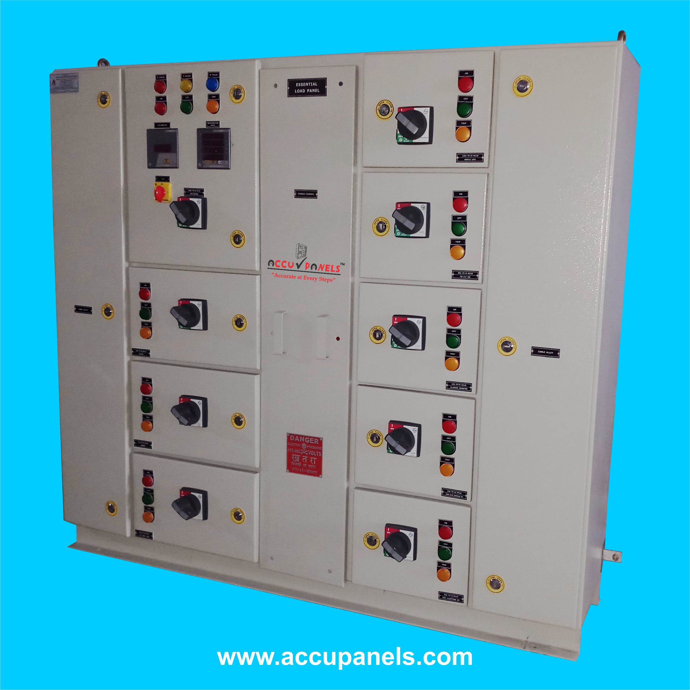 Power Distribution Panel - Durable Steel Build | Efficient Power Management, Safety Compliance