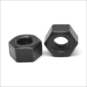 High Tensile Nut - Steel M12x10mm, Black Oxide Finish, Thread Pitch 1.75