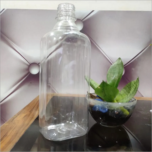 Transparent Hand Sanitizer Storage Pet Bottle - PET Material, 500ML Size | Versatile Application, Durable and Lightweight Design