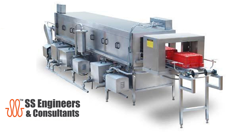 Crate Washer - Stainless Steel304, Electric 440v | High Pressure Cleaner, Deflashing, Sterilizing, 400cph To 3000cph Capacity