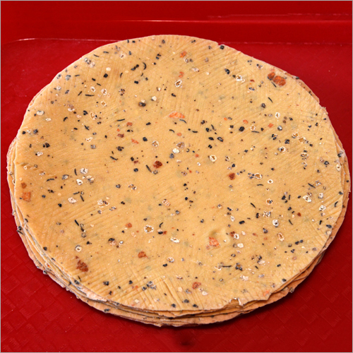 Masala Papad - 400 g Size, Brown Color | Tasty, Nutritional, Moisture Free, Hygienically Packed with Tangy Flavor for All Ages