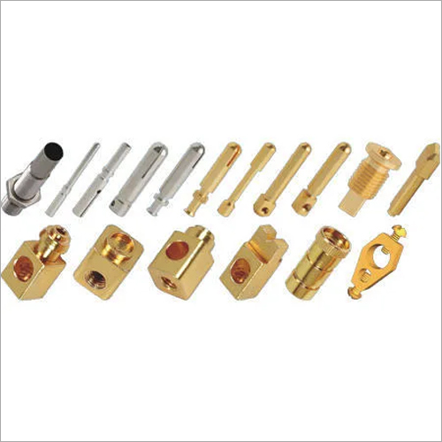 Brass Electrical Spare Parts - Gold-Plated, Various Dimensions | High Tolerance, Metric Thread Type, Bulk Packaging