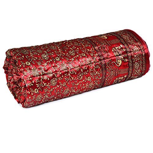 Satin Fabric Jaipuri Silk (Satan) Razai With Gold Print