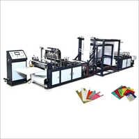 High Efficiency Non Woven Bag Making Machine - Non Woven Fabric, Customizable Dimensions, White & Black Colors, Electric Drive | Automatic, Adjustable Bag Length, Computerized Operation, Film Length Counter, Photoelectric Correction