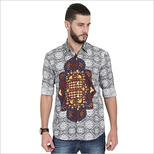 नो फेड मेन्स प्रिंटेड पार्टीवियर शर्ट्स