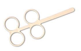 फ्लिपर ऑप्टिकल लेंस का व्यास: 0.25D डेसीमीटर (Dm)