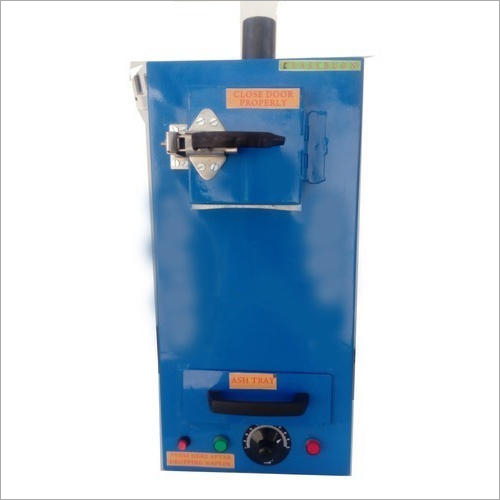 Blue Hygienic Sanitary Napkin Incinerator Machine