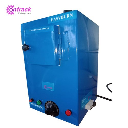 Blue Easyburn Top Loading Sanitary Napkin Destroyer Machine